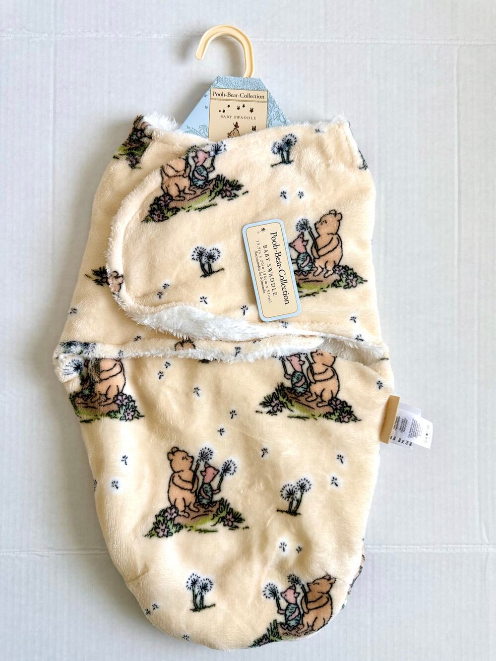 New Pooh Bear Collection Winnie The Pooh Yellow Baby Swaddle